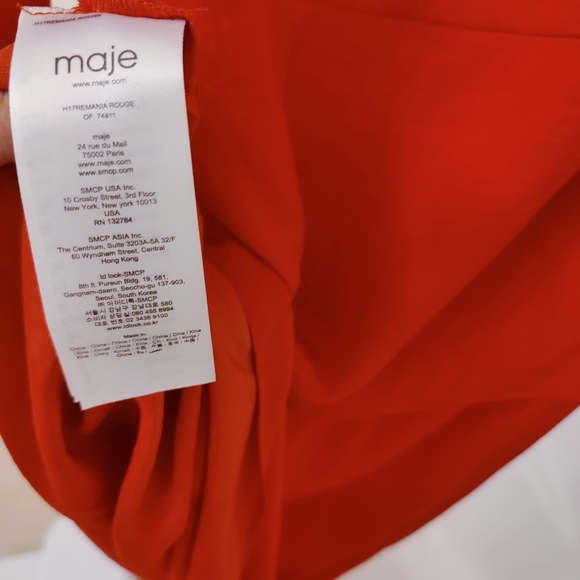 maje red dress - Picture 2 of 6